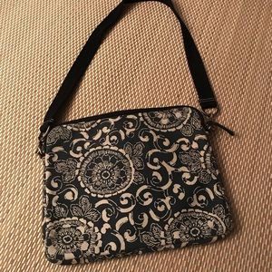 Lucky brand canvas laptop case notebk sleeve Boho